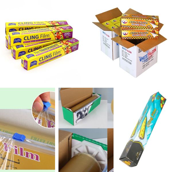 Transparent PVC Cling Film Wrap For Food Grade Plastic Wrap