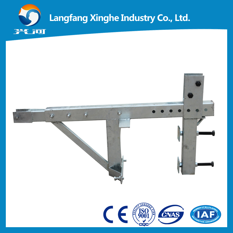 ZLP bolt type suspended platform , pin type suspended scaffolding , mobile rail gondola platform , adjusable cradle