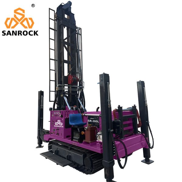 Deep Water Well Drilling Rig Hydraulic Borehole 400Meters Well Water Drilling Equipment