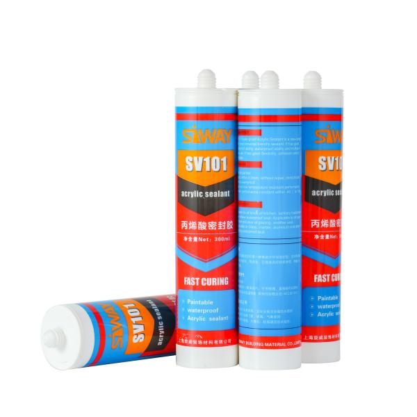 Quality Acid Rtv Glue Acrylic Sealant Duct Silicone Sealant 300ml 12 Months Shelf Life for sale