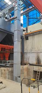 Bulk Material Vertical Plate Z Type Bucket Elevator Multi Point Unloading