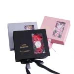 Ribbon Bow Cardboard Gift Packaging Box Bulk Flower Boxes