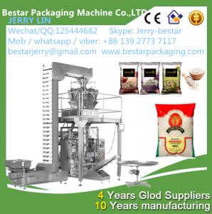 China Full Automatic 10 head multihead electronic weigher rice weighing packaging machine BSTV-520AZ on sale
