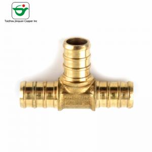 China 3/4''X3/4''X1/2'' Brass Hose Connector T Pipe Connector Lead Free on sale