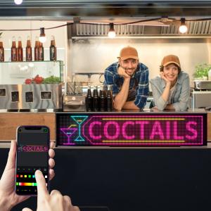 Buy cheap 16*144 Pixel Indoor Fixed LED Screen , Flexible LED Matrix Display For -20°C- 60°C Environments product