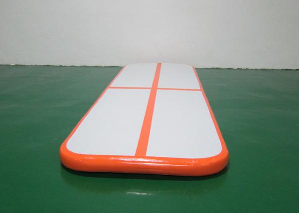 Quality Orange Small 3m / 10ft Gymnastics Equipment Tumble Track Inflatable Air Track Set for sale