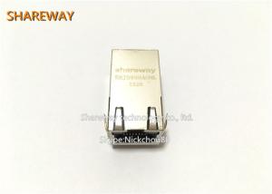 Single Port Low Profile RJ45 Jack Fully Shielded Connector J0G-0009NL