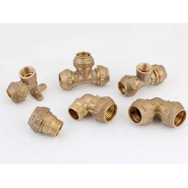 Good quality brass female straight pe compression fittings for pe pipe