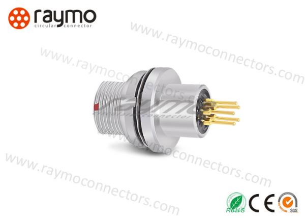 Quality PPS Insulator HEG HGG Circular Cable Connectors 2B Panel  2 Pin for sale