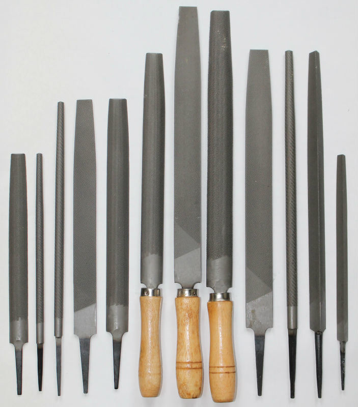 8inch Hardened Hand Steel File &amp; Hand Rasp Files Set with Wooden Handle