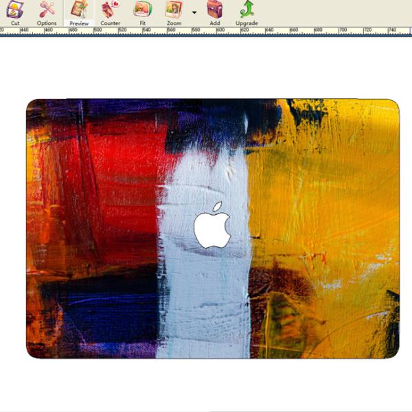 Quality Custom Full Body Laptop Skin Making Machine Vinyl Graphics Cutter Software for sale