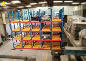 High Performance Pushback Pallet Racks , Antistatic Pallet Racking Storage