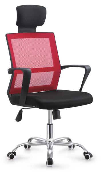 Quality Custom Design Adjustable Ergonomic Office Chair , Red All Mesh Desk Chair for sale