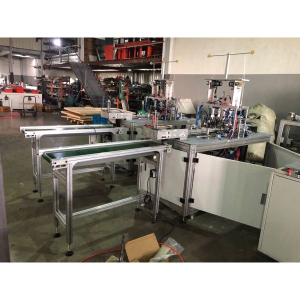 Fully automatic disposable surgical nonwoven respirator medical Face mask making machine