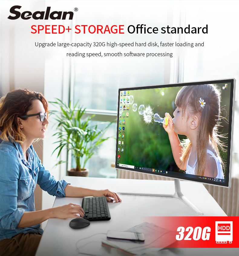 19.1inch CPU A4 7210 Gaming AIO PC For Office