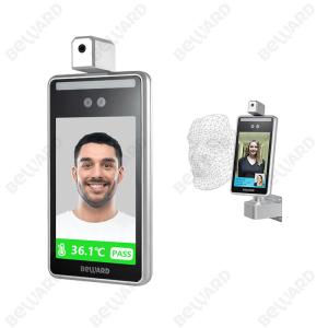 Buy cheap Multi Verification 300ms Face Recognition Temperature Reader Machine product