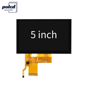 China 5 Inch CTP TFT LCD Touch Screen Module Display RGB 24bit Interface on sale