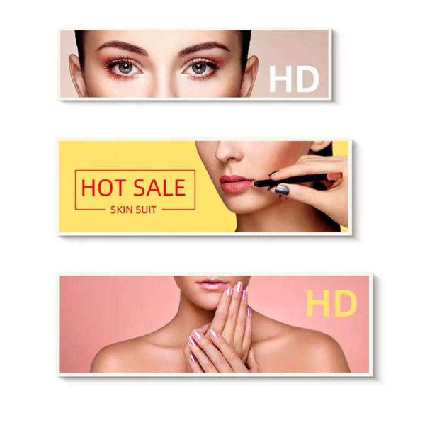 Quality Ultra Wide Stretched Bar LCD Monitor For Supermarket Book Store Shelf Edge for sale