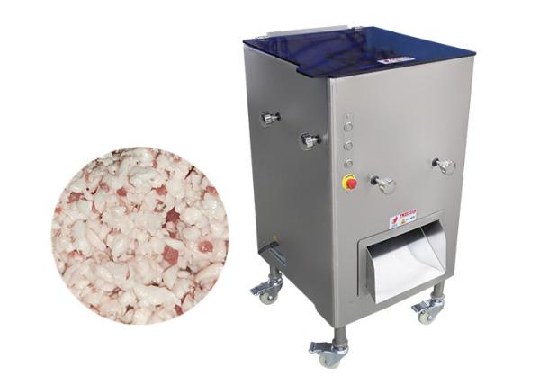 1000kg/h Beef Slicing Machine Double Blade Fresh Meat Slicing And Shredding
