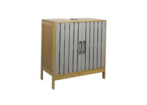 Quality Painting BSCI H50cm Kd Bamboo Frame Bathroom Sink Cabinet for sale