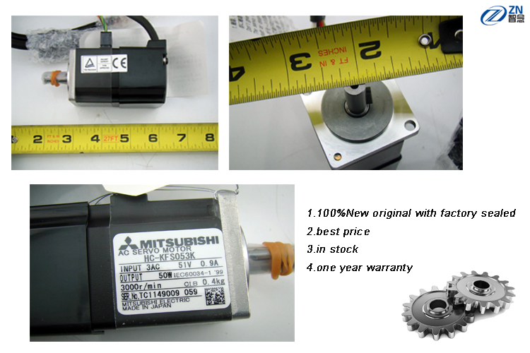 0.75KW AC Mitsubishi Servo Motor HC-KFS73B Standard Voltage