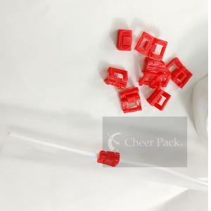 5 Kilogram PP ziplockk Zipper Red Color For Plastic Bag , Bag Zipper Lock