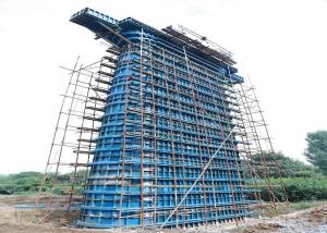 Customized Modular Steel Column Formwork Easy Maintenance No Rust Corrosion
