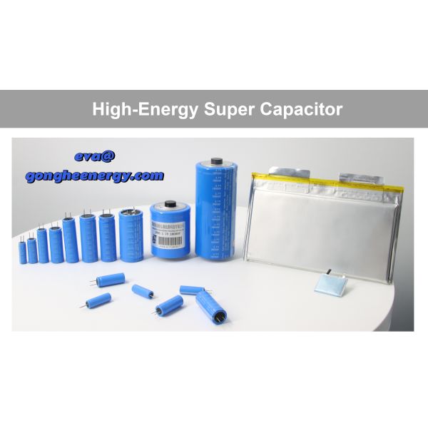 Cylindrical Electrolytic Super Capacitor Battery For Car 2.7V 100000F Rechargeable