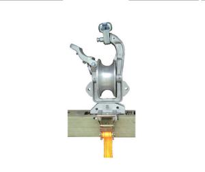 Buy cheap Aluminum Single Hanging Universal Stringing Pulley Block product