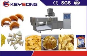 Rice Flour Puff Snacks Making Machine / Potato Chips Production Line Full Stainless Steel
