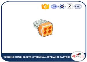 Buy cheap Electric Quick Connect Wire Terminals wago female type 4 Pin terminal block connector product