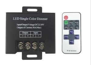 Buy cheap RF Wireless Remote DC12-24V Knob LED Controller Dimmer With Max Power 300W Brightness Adjustment Switch product