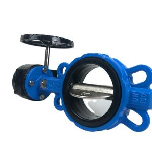 3 4 5 Soft Seal Butterfly Valve Through DN40-DN300 Handle Type Manual