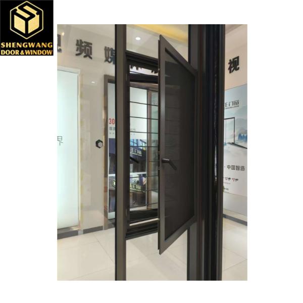 Quality LOW E Security Curtain Wall Window Reinforced Aluminium Sliding Window For Kitchen for sale