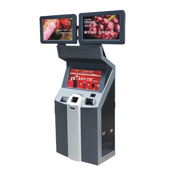 Quality 26'' Three Screen SDK Self Service Kiosk Outdoor Digital Kiosk For Bank for sale