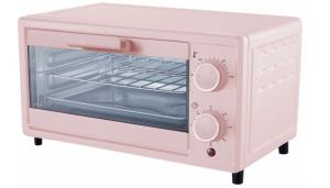 China Pink 800watt 10L Portable Electric Pizza Oven Convection Technology on sale