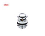 Pop Up Small Bathroom Sink Strainer Drain With Overflow Stopper Chrome OEM