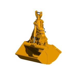 Buy cheap 1.2m3 Clamshell Bucket In Conjunction Grabbing Loading Bulk Materials product