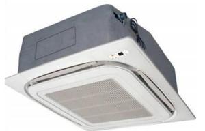 China Cassette Hybrid Solar Air Conditioner , Rotary Compressors DC Air Conditioner Solar on sale