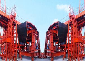 Q235B Steel Segmental Box Girder Formwork , Precast Concrete Formwork