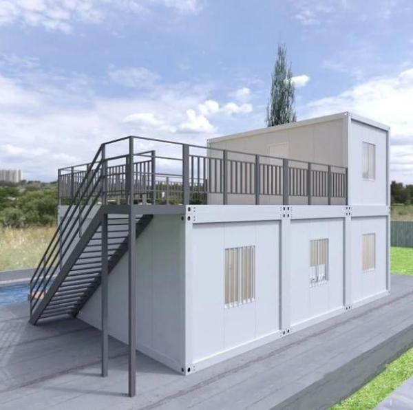 Quality Tiny Prefab Shipping Container Homes , 20ft Movable Premade Container Homes for sale
