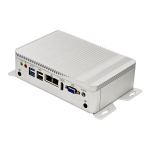 China Fanless Desktop Mini PC J4125 Quad Cores 6xCOM 2xLAN GPIO Support 8GB on sale