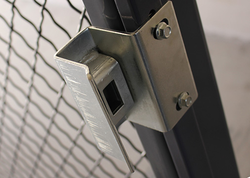 Heavy Duty Two Sides Industrial Storage Cage , Wire Mesh Storage Lockers Full Height