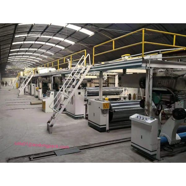High Speed CrMo Alloy Steel Production Line Of Corrugated Paperboard