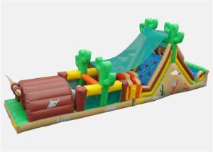 Buy cheap Customized Outside Obstacle Course Games Inflatable With Air Blower product