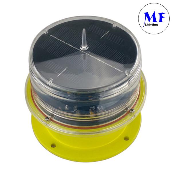 Solar Power LED Warning Waterproof Solar Airfield Light Tower Light Awl Aircraft