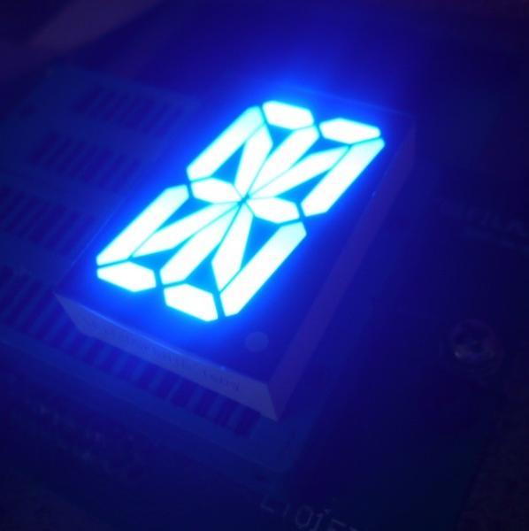 Quality Long Lifetime 1.2 Inch 16 Segment Led Display Ultra Blue Lift Position Indicator for sale