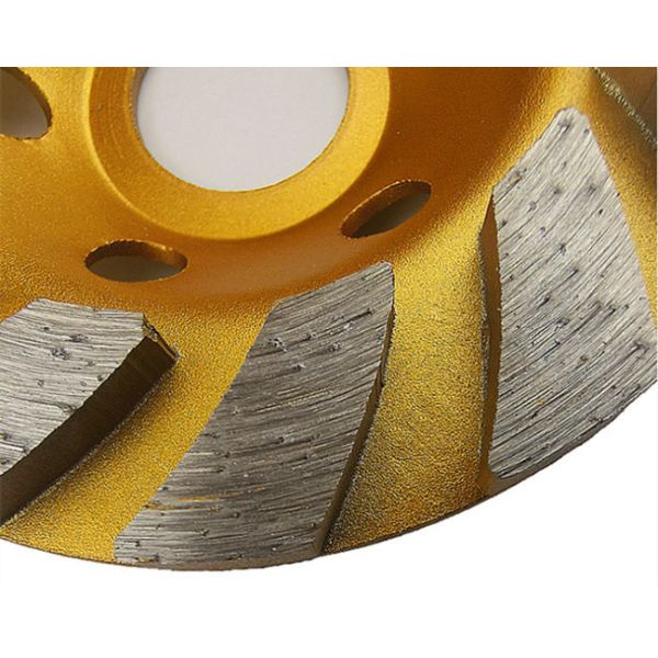 Sintered Turbo Stone Cup Grinding Wheels For Granite 6104