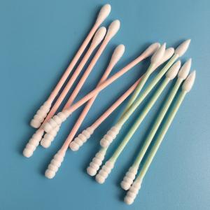 China 50pcs/Bag Biodegradable Green Paper Stick Qtips Cotton Bud Swab For Makeup Removing on sale