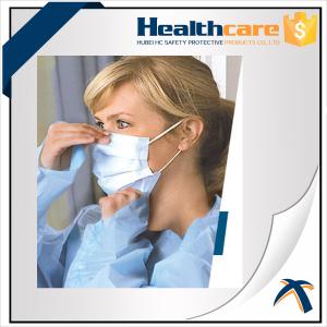 Non Woven Disposable Mouth Mask With Elastic Ear Loop For Dental Single Use